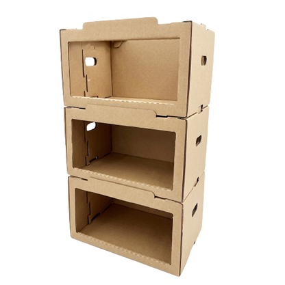 段ボール棚 組み立て式 業務用オープン収納ラック BOX-EX101 【送料無料】